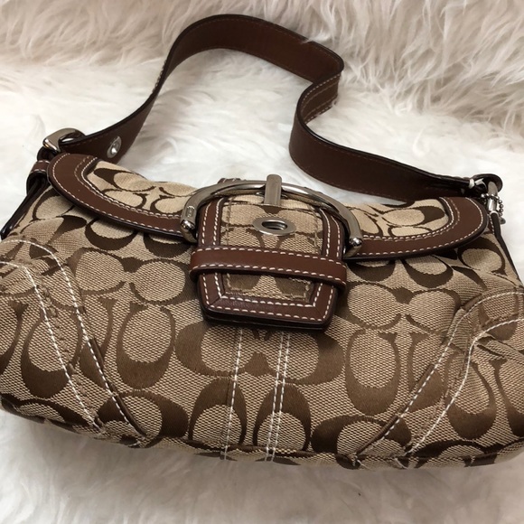 🆕 Coach Leather Trim Bag - Picture 5 of 8